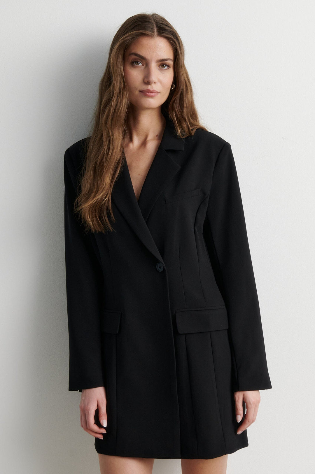 Second Female - Festa Fitted Blazer Dress 61310 - 8001 Black Kjoler 