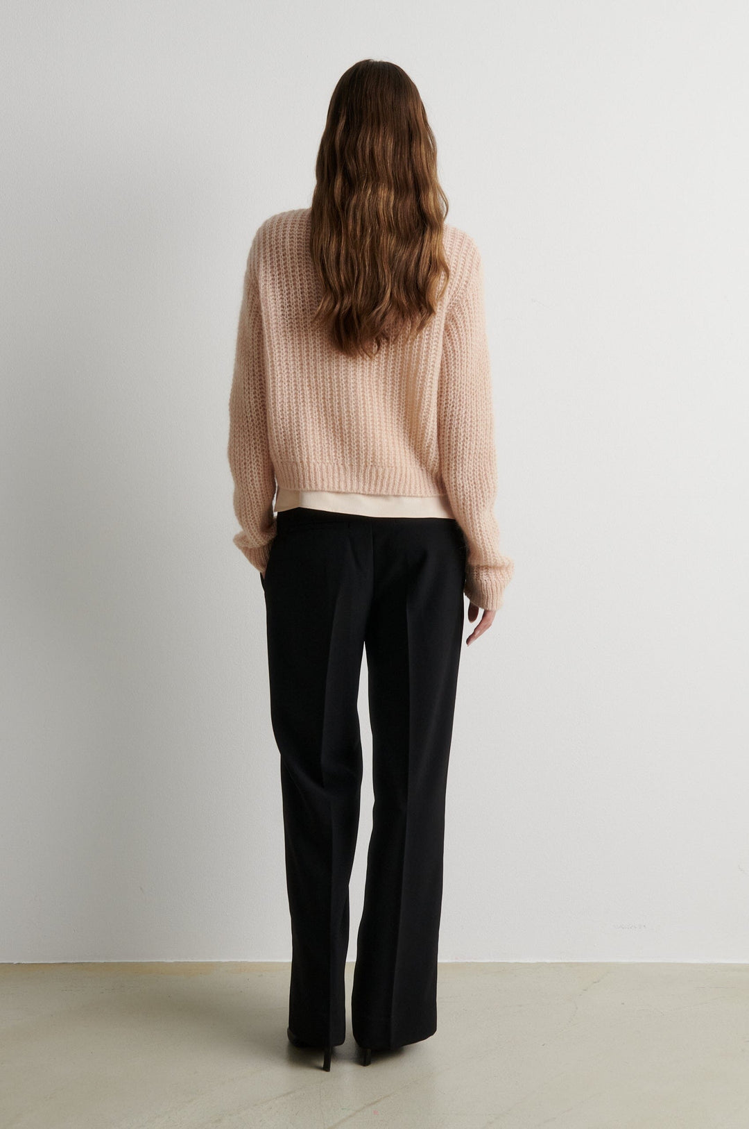Second Female - Glora LS Knit Cardigan 61298 - 3077 Cream Tan Cardigans 