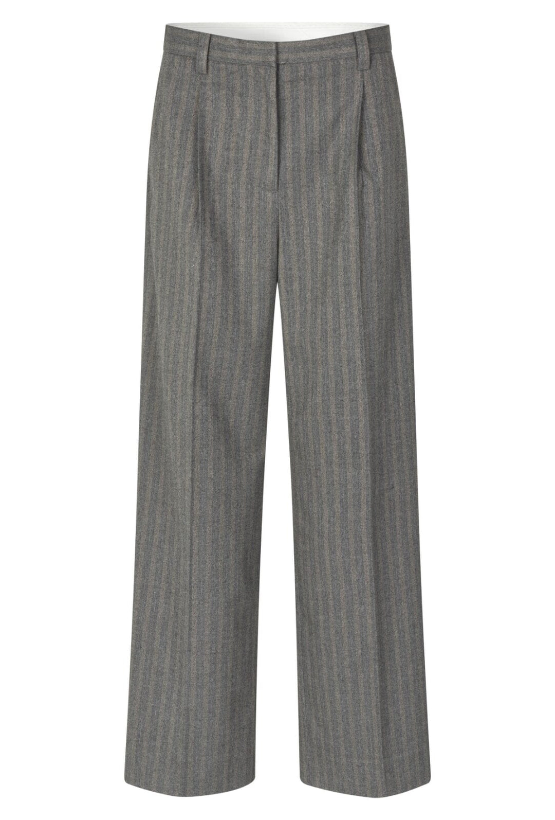 Second Female - Hollanda Trousers - Dark grey melange