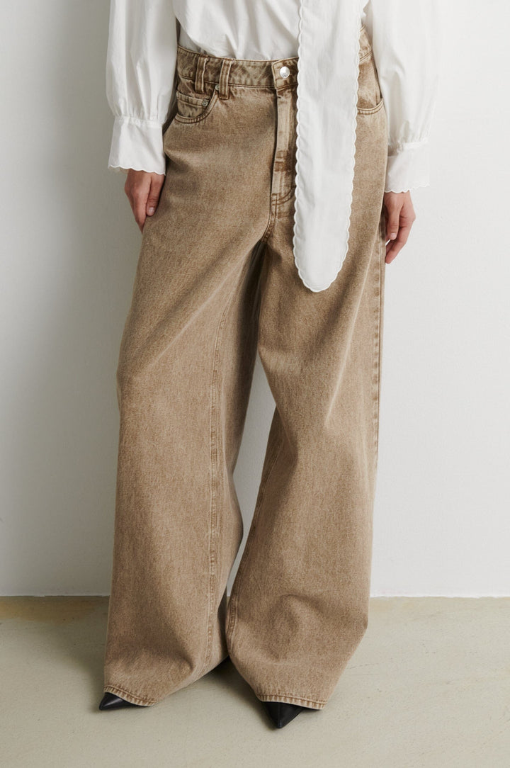 Second Female - Isana Denim Jeans 61264 - 6016 Camel Jeans 