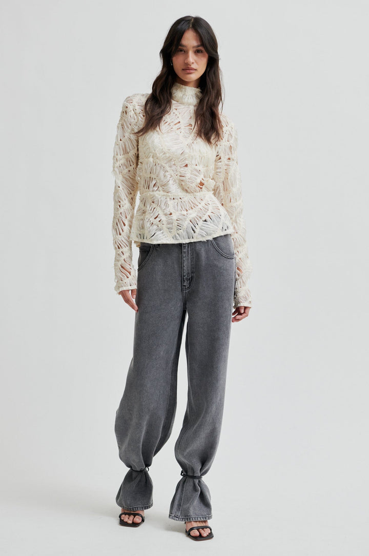 Second Female - Sibelle Blouse 60189 - 1045 Jet Stream Bluser 