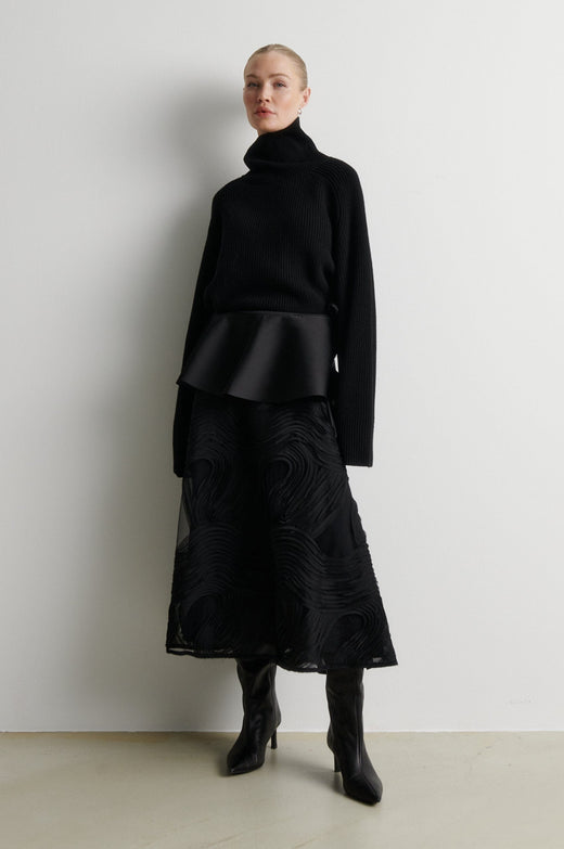 Second Female - Soalie Skirt 61087 - 8001 Black Nederdele 