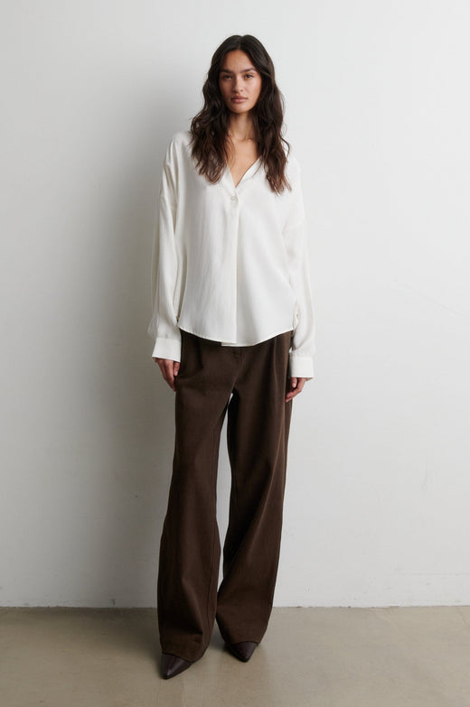 Second Female - Timeline Blouse 60163 - 1027 Egret Bluser 