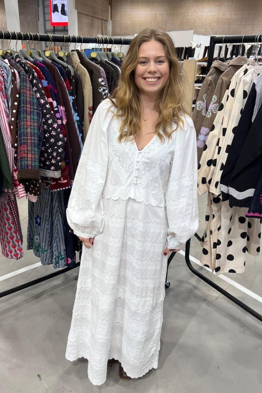 Sissel Edelbo - Anine Dress SE 1892 - Ecru kjoler 