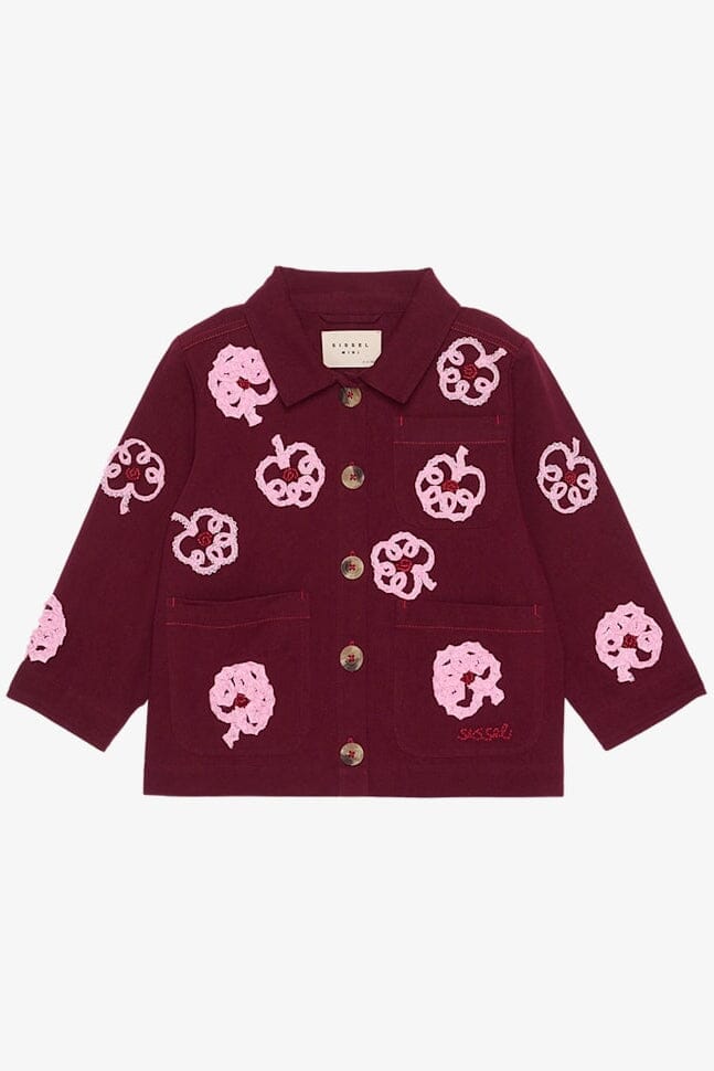 Sissel Edelbo - Bea Mini Jacket Se 2059 - Burgundy Jakker 