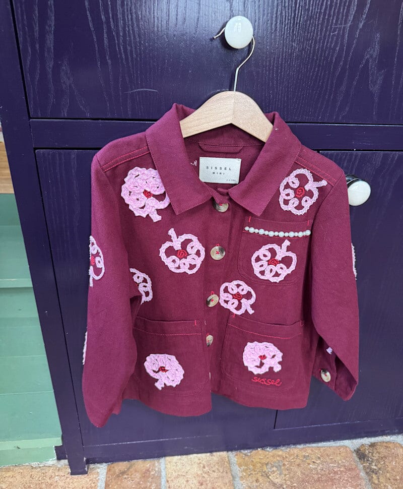 Sissel Edelbo - Bea Mini Jacket Se 2059 - Burgundy Jakker 