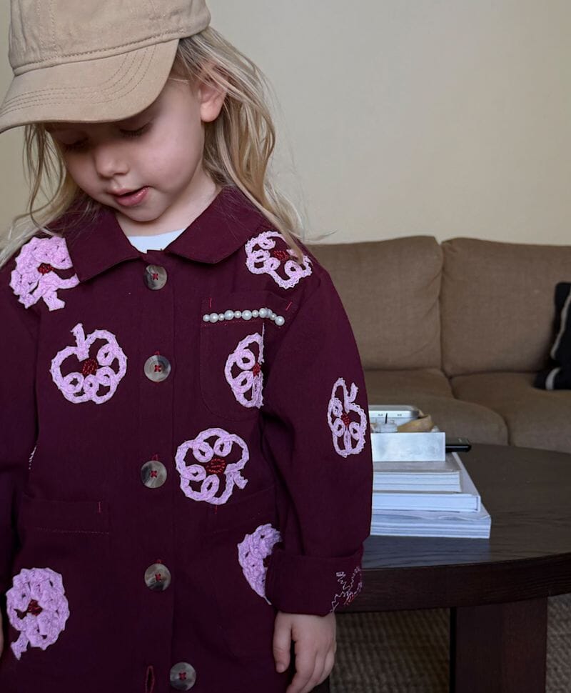 Sissel Edelbo - Bea Mini Jacket Se 2059 - Burgundy Jakker 