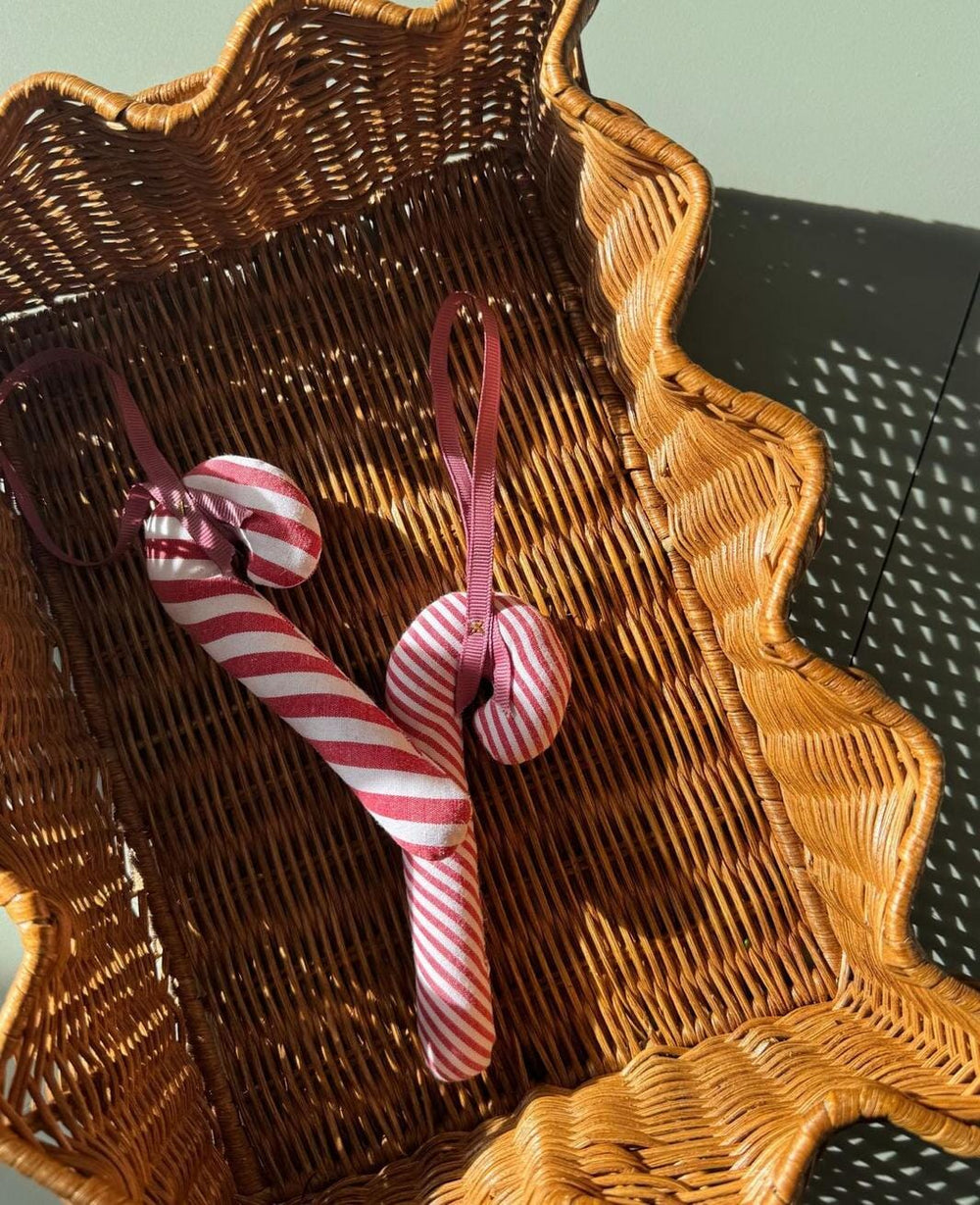 Sissel Edelbo - Cane Leftover Ornament SE 1738 - Wide Candy Stripes
