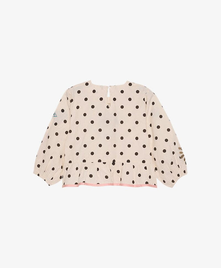 Sissel Edelbo - Diana Mini Top Se 2062 - Coffee & Cream Bluser 