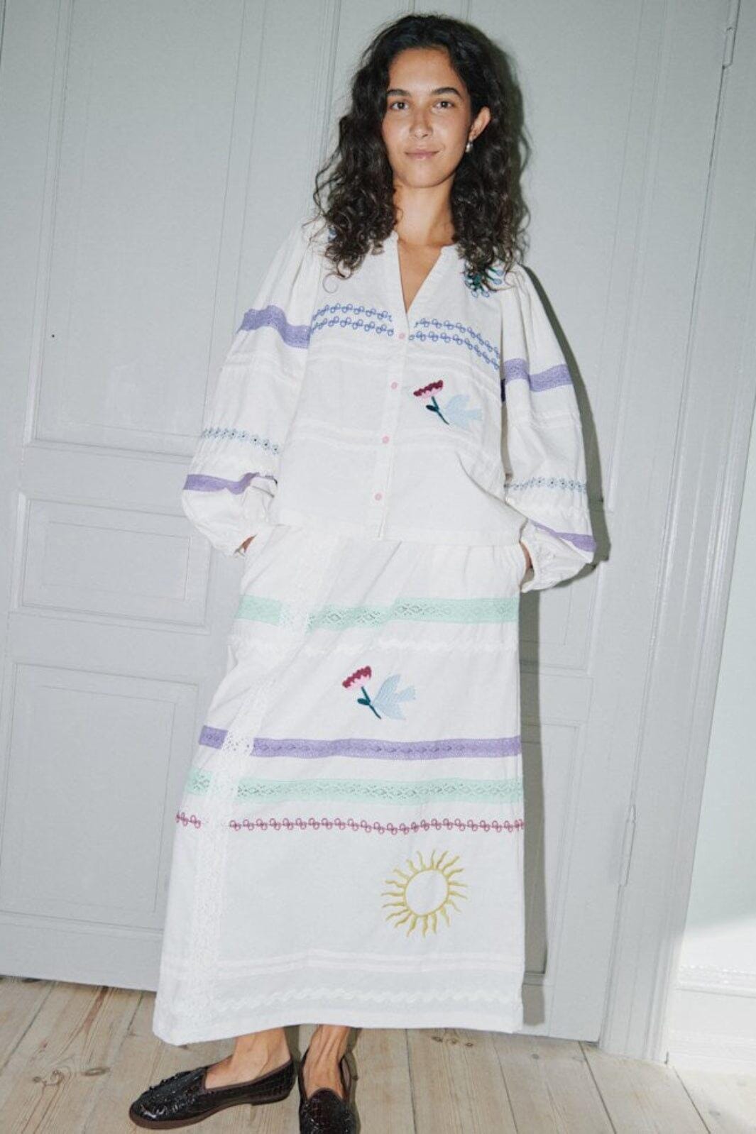 Sissel Edelbo - Isha Top SE 1904 - Snow White Bluser 