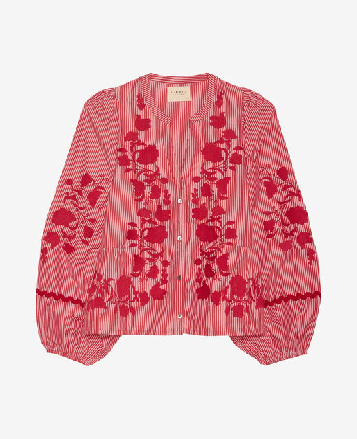 Sissel Edelbo - Juliane Top SE 1773 - Red Stripes Toppe 