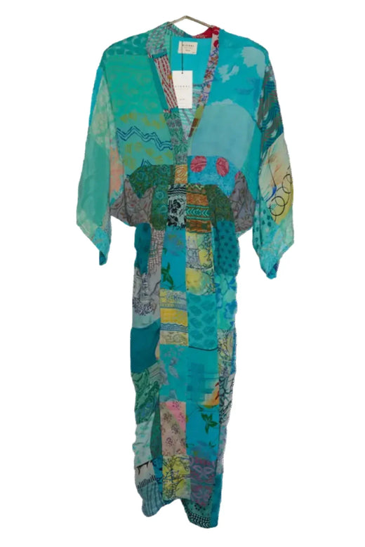 Sissel Edelbo - Juno SILK Patchwork Dress SE 1586-3 - No. 536
