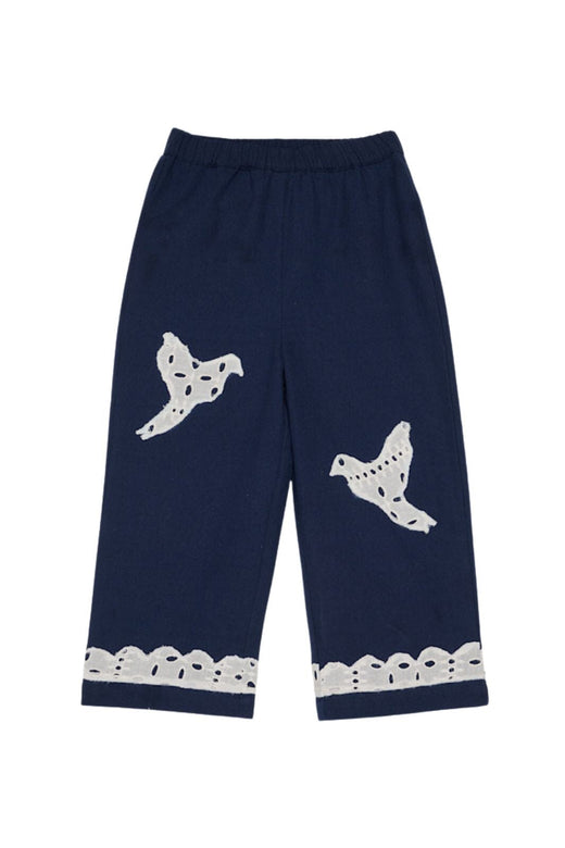 Sissel Edelbo - Oda MINI Pants SE 1668 - Navy Birds Bukser 