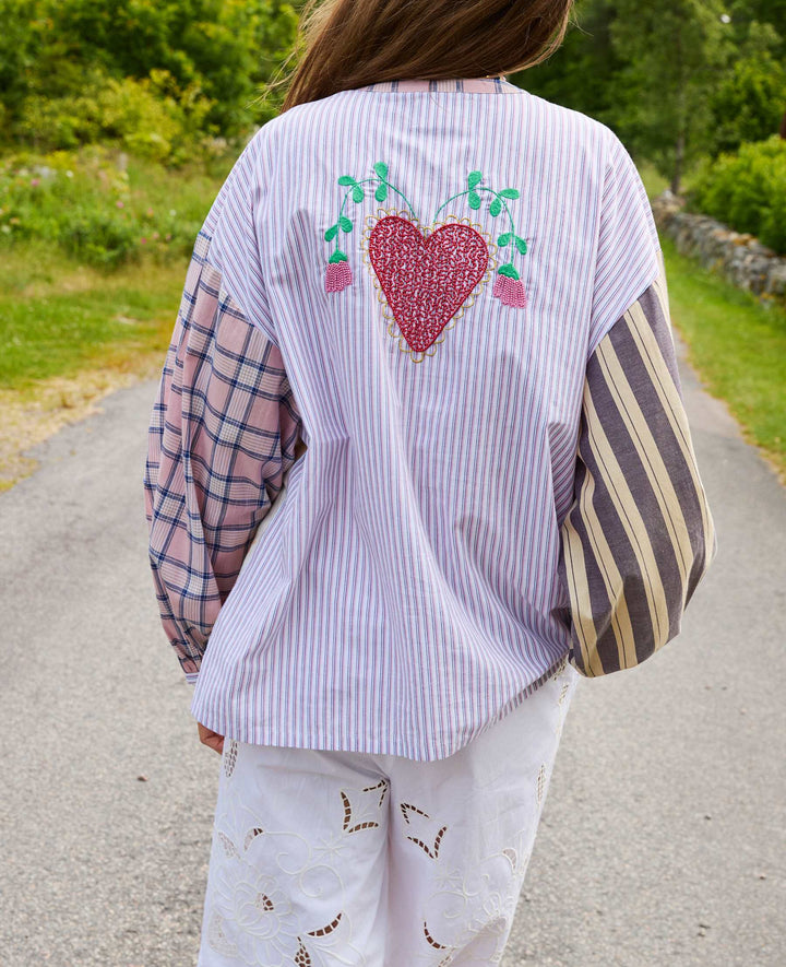 Sissel Edelbo - Paula Shirt SE 1786 - Purple Mix Skjorter 