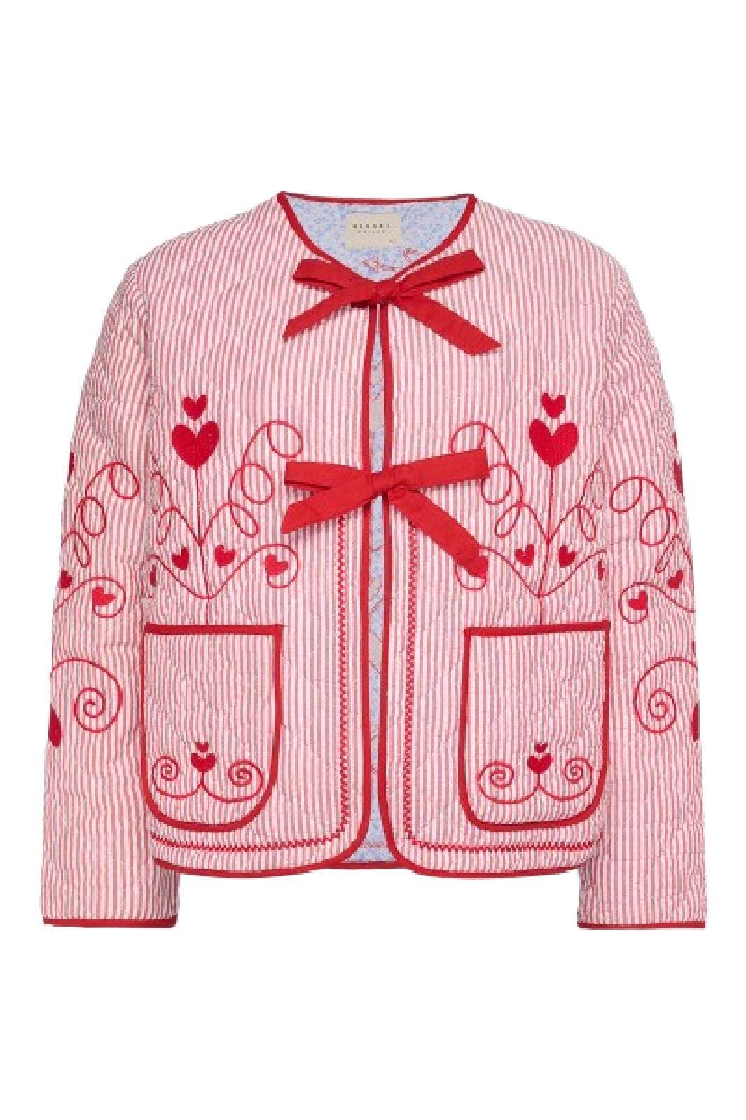 Sissel Edelbo - Penny Jacket SE 1450 - Red Stripes Jakker 