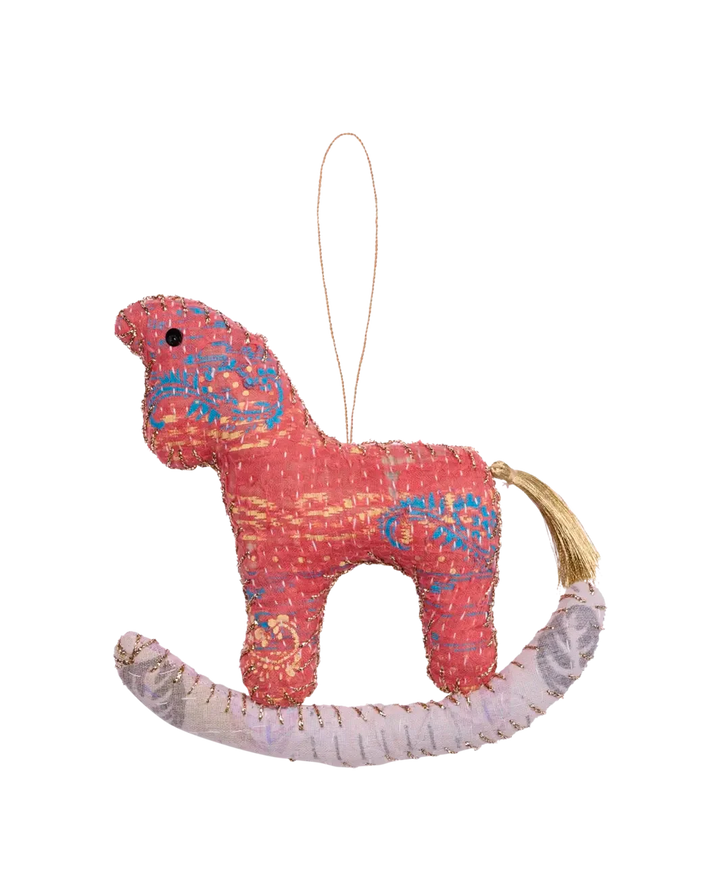 Sissel Edelbo - Rocking Horse Ornament SE 1123 - Blue Horse