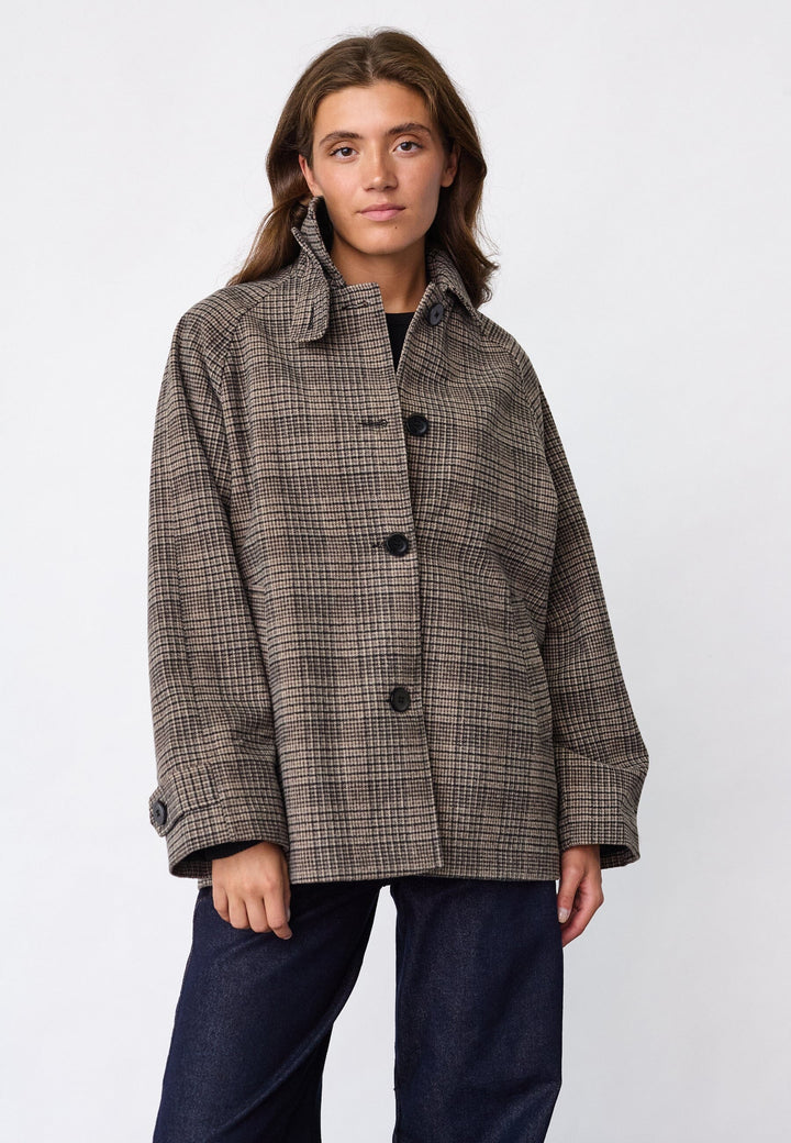 Sisters Point - Caleb-N.Midi1 20079 - 201 - Brown Check Jakker 