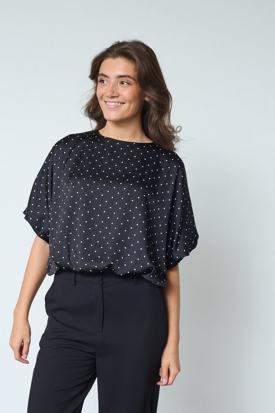 Sisters Point - Gufo-Top3 19606 - 001 - Black/Dot Skjorter 