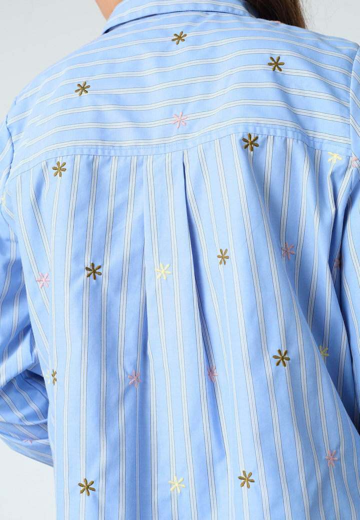 Sisters Point - Istea-Sh6 19645 - 834 - Blue Stripes Skjorter 