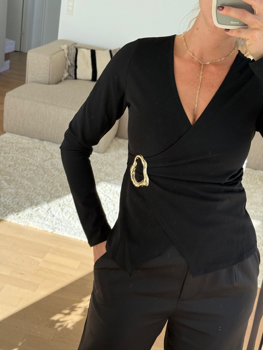 Sisters Point - Kevela-Top 19395 - 000 - Black Blazere 