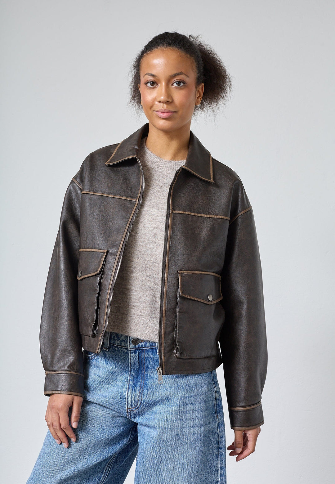 Sisters Point - Loro-Ja 19461 - 201 - Choco Washed Jakker 