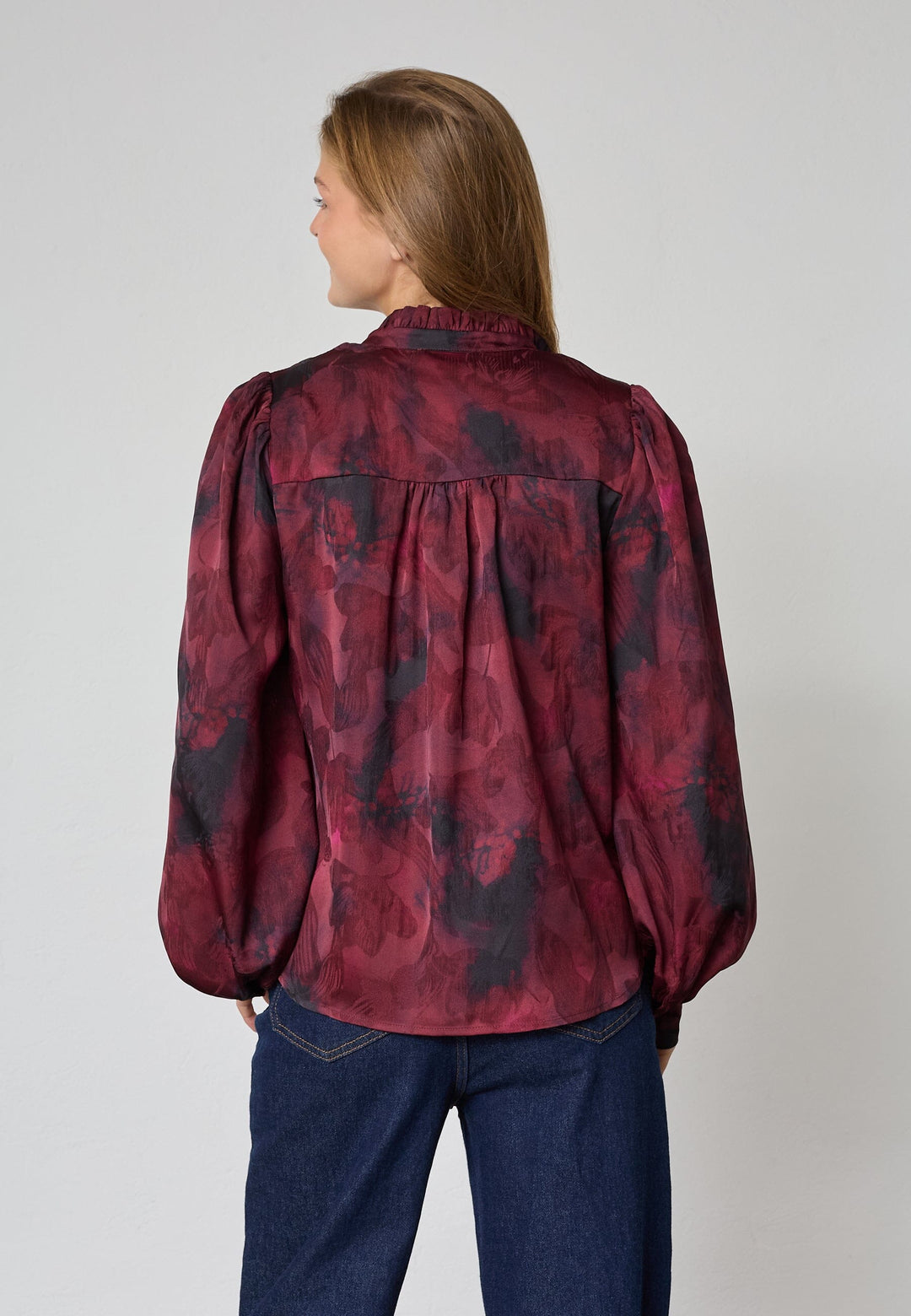 Sisters Point - Virsa-Sh15 19519 - 801 - Bordeaux Blurred Skjorter 