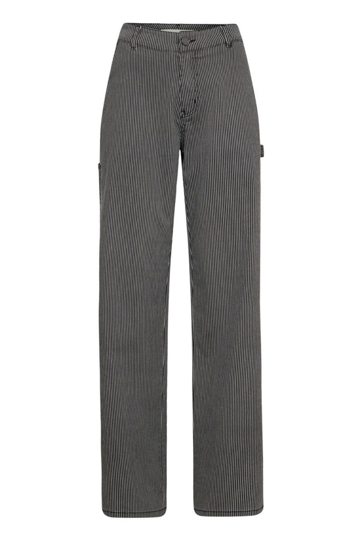 Sofie Schnoor - Trousers - 1021 Black Thin Stripe
