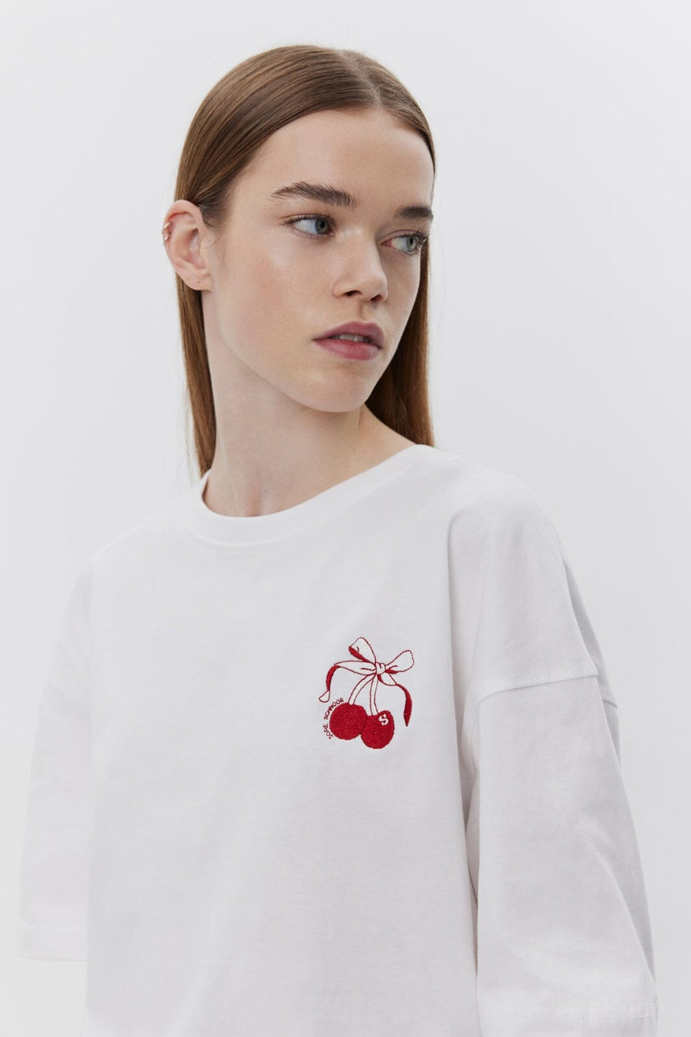 Sofie Schnoor - Verasw T-Shirt S251410 - 0132 - Brilliant White T-shirts 