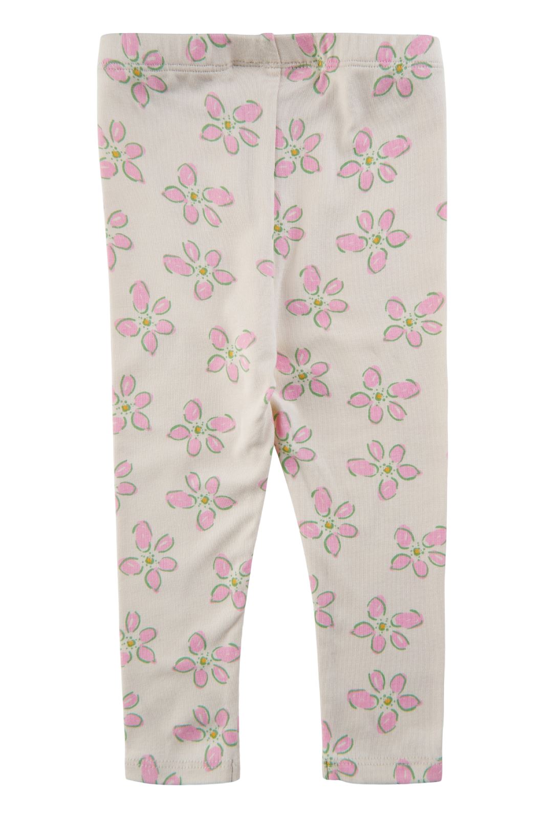 Soft Gallery - SGBaby Paula Spring Flowers Leggings - Gardenia