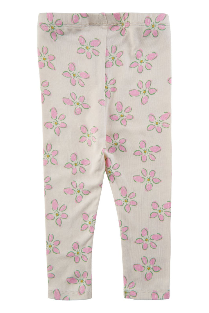 Soft Gallery - SGBaby Paula Spring Flowers Leggings - Gardenia