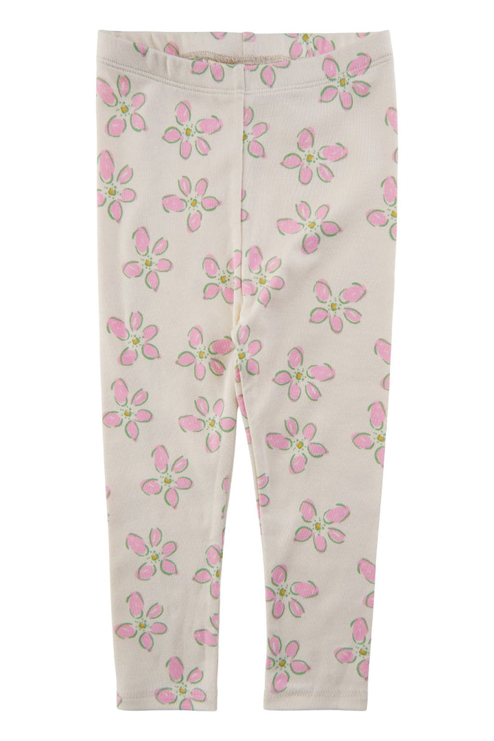 Soft Gallery - SGBaby Paula Spring Flowers Leggings - Gardenia