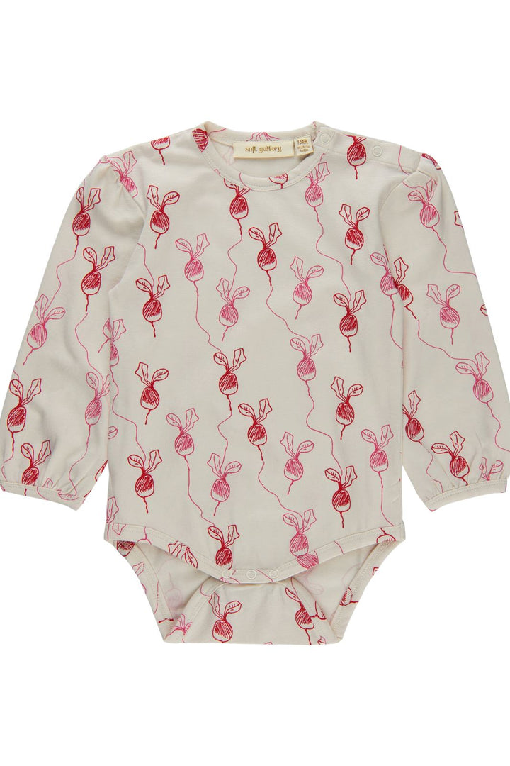 Soft Gallery - SGLalil Radish LS body - Gardenia Bodysuits 