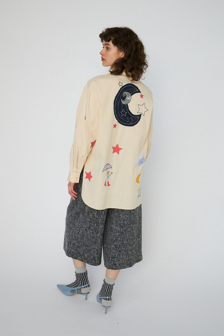 Stella Nova - Bead Embellished Shirthc54-2336 - 053 Creme Brûlée Skjorter 