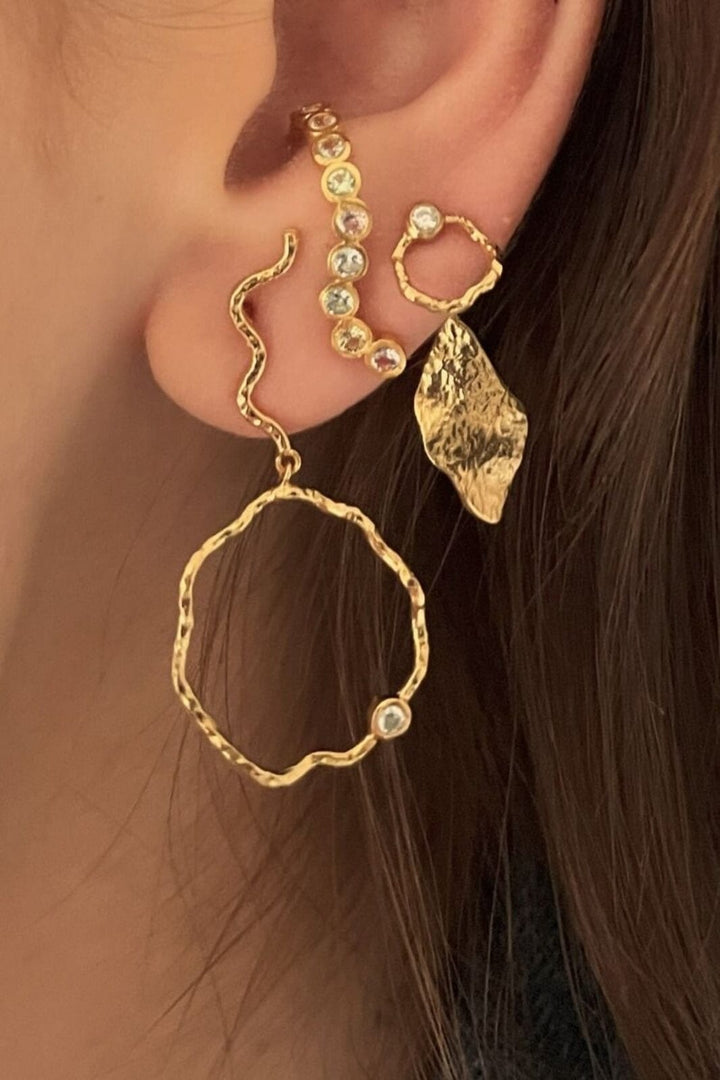 Stine A - Ile De L'Amour Behind Ear-Earring Goldenen - 1206-02-S