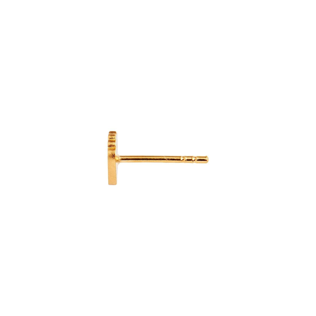 Stine A - Petit Shell Earring Golden - 1030-02-S