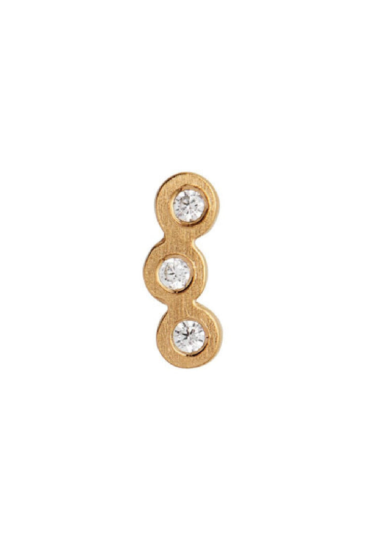 Stine A - Three Dots Earring Goldenen - 1004-02-S