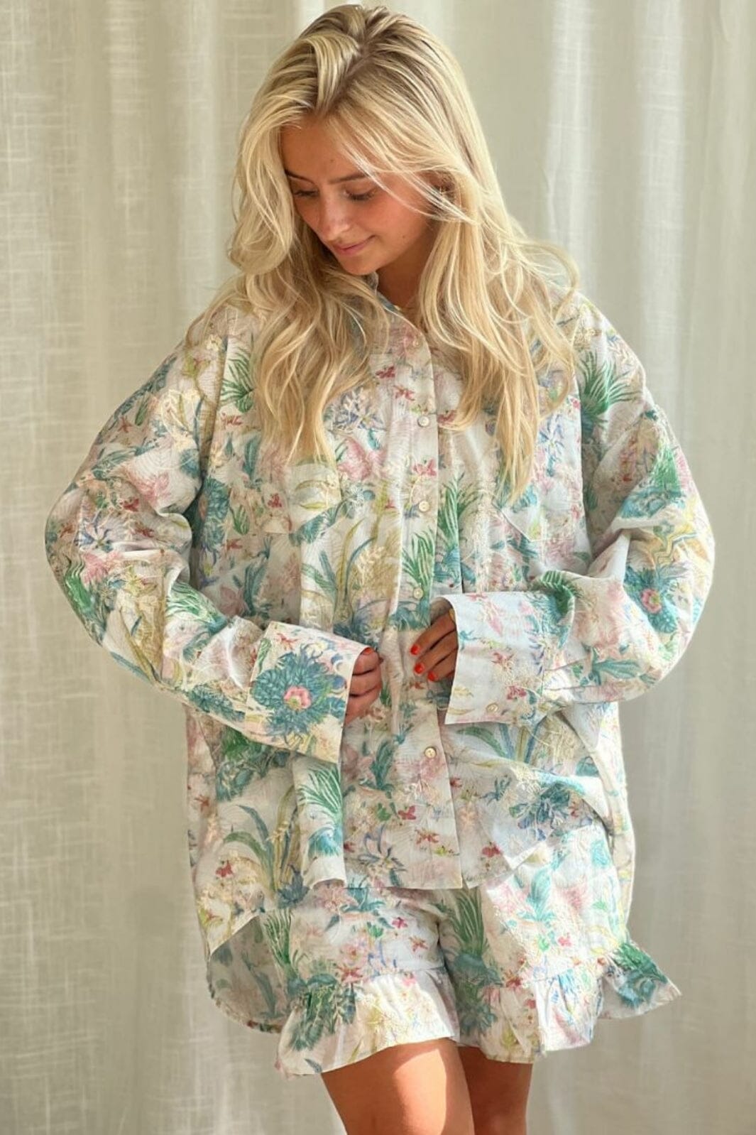 Stories From The Atelier By Copenhagen Shoes - My Lovers Shirt - 388 Multi Flower