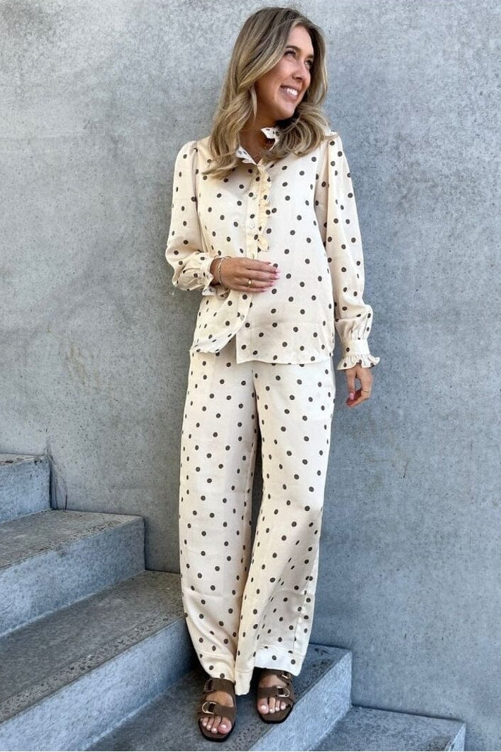 Stories From The Atelier By Copenhagen Shoes - The View Shirt CC8125 - 0012 - Off White/Brown