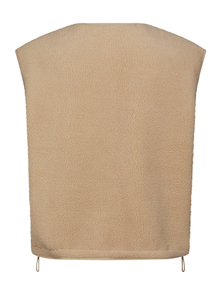 Valentin Studio - Fluffy Vest 167485 - 213 - Sand Veste 