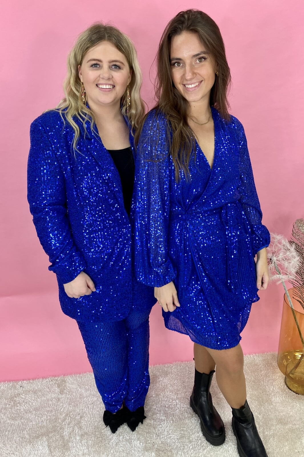 Valentin Studio - Glam Blazer - Clear Blue Blazere 