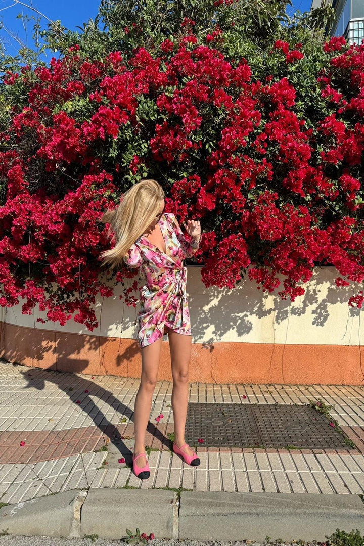 Valentin Studio - Josie Tokyo Flower Dress - Rose