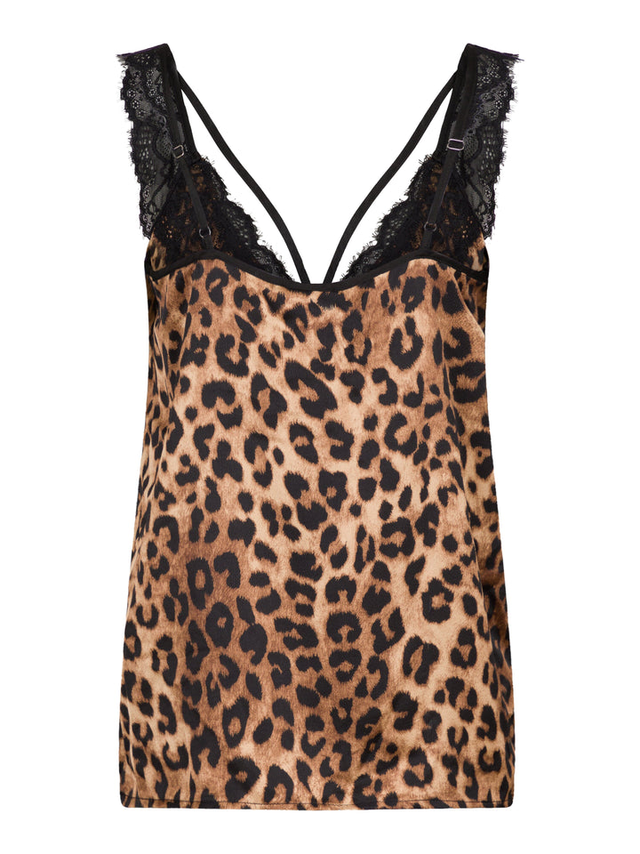 Valentin Studio - String Leopard Top - Leopard