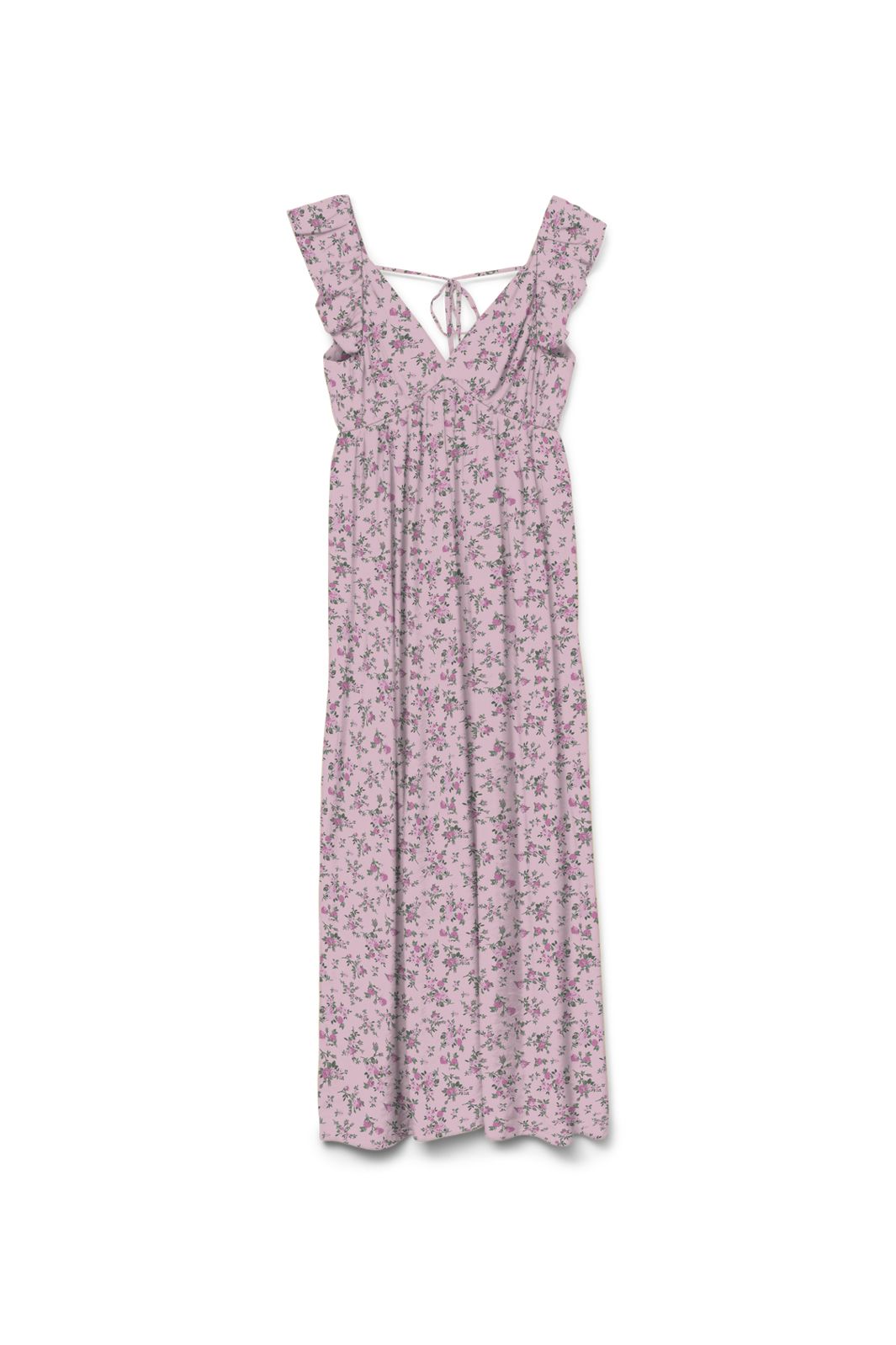 Vero Moda - Vmjosie Sl Ankle Frill Dress - 5014970 Pink-A-Boo Pink Molly