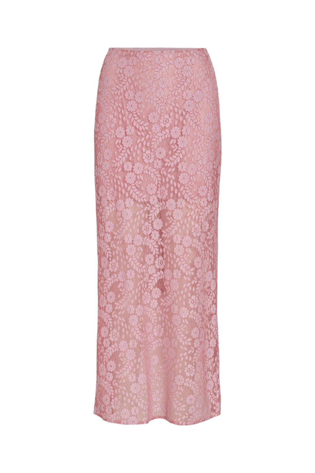 Vila - Vihibo Midi Lace Skirt - 4900037 Ballerina Two Tone Lace