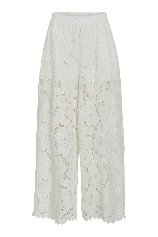 Vila - Vihylde Lace Pants - 4907608 Cloud Dancer Bukser 