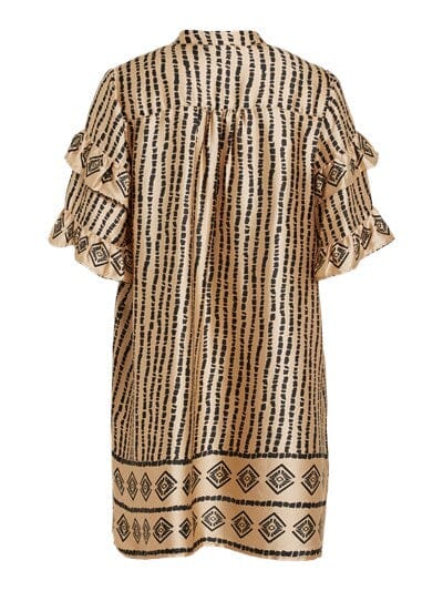 Vila - Vikavas 2/4 Frill Dress #5 - 4604500 Nomad Black