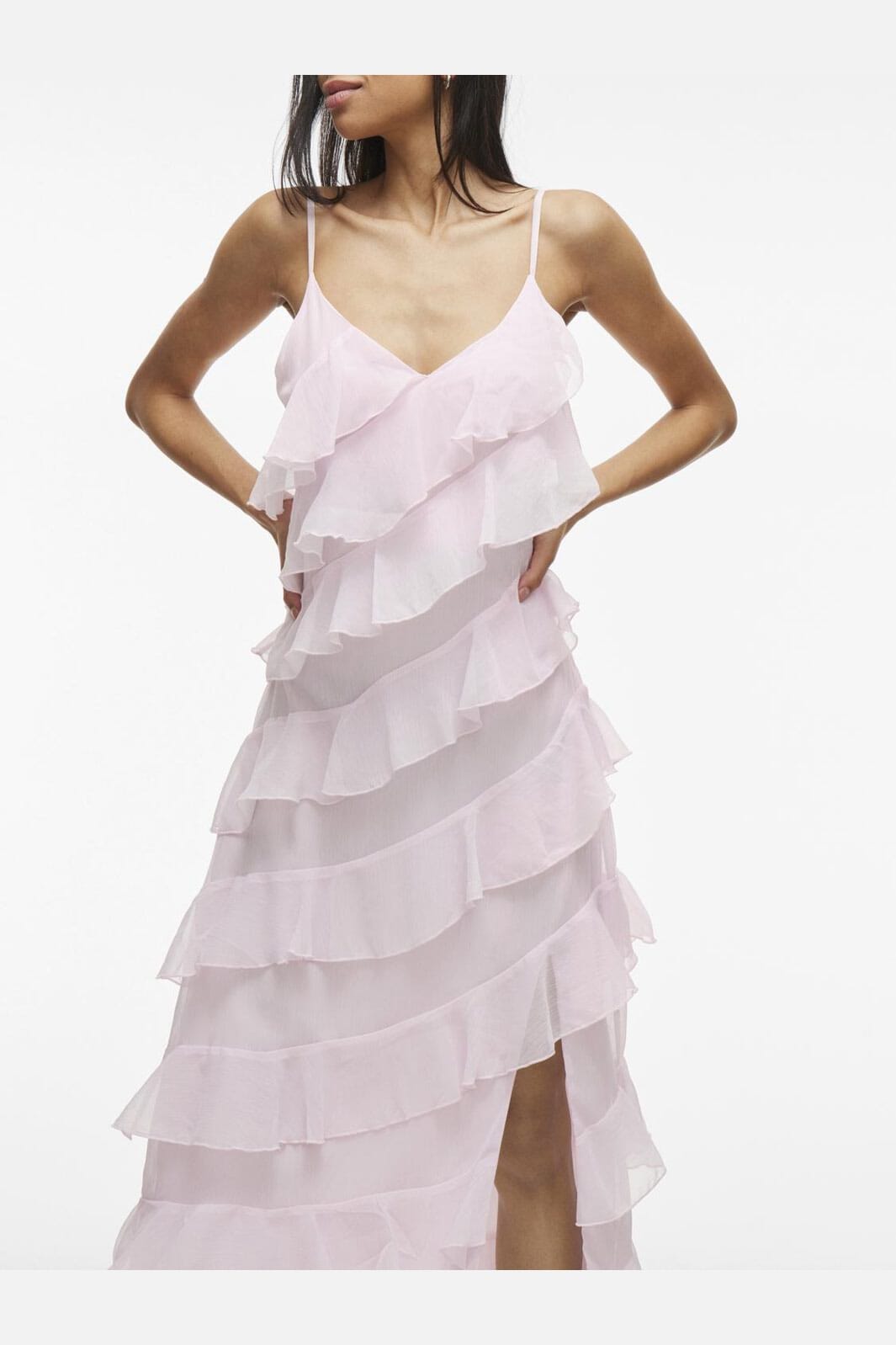 Vila - Viluna Strap Ankle Dress/Ka - 4821134 Cherry Blossom