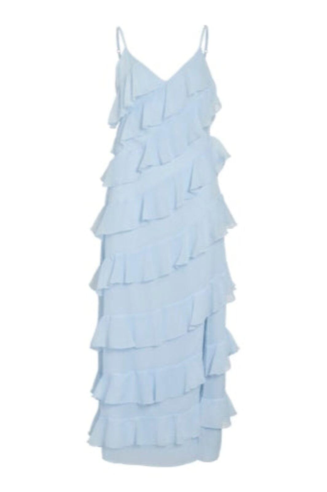 Vila - Viluna Strap Ankle Dress/Ka - 4970430 Cashmere Blue Kjoler 