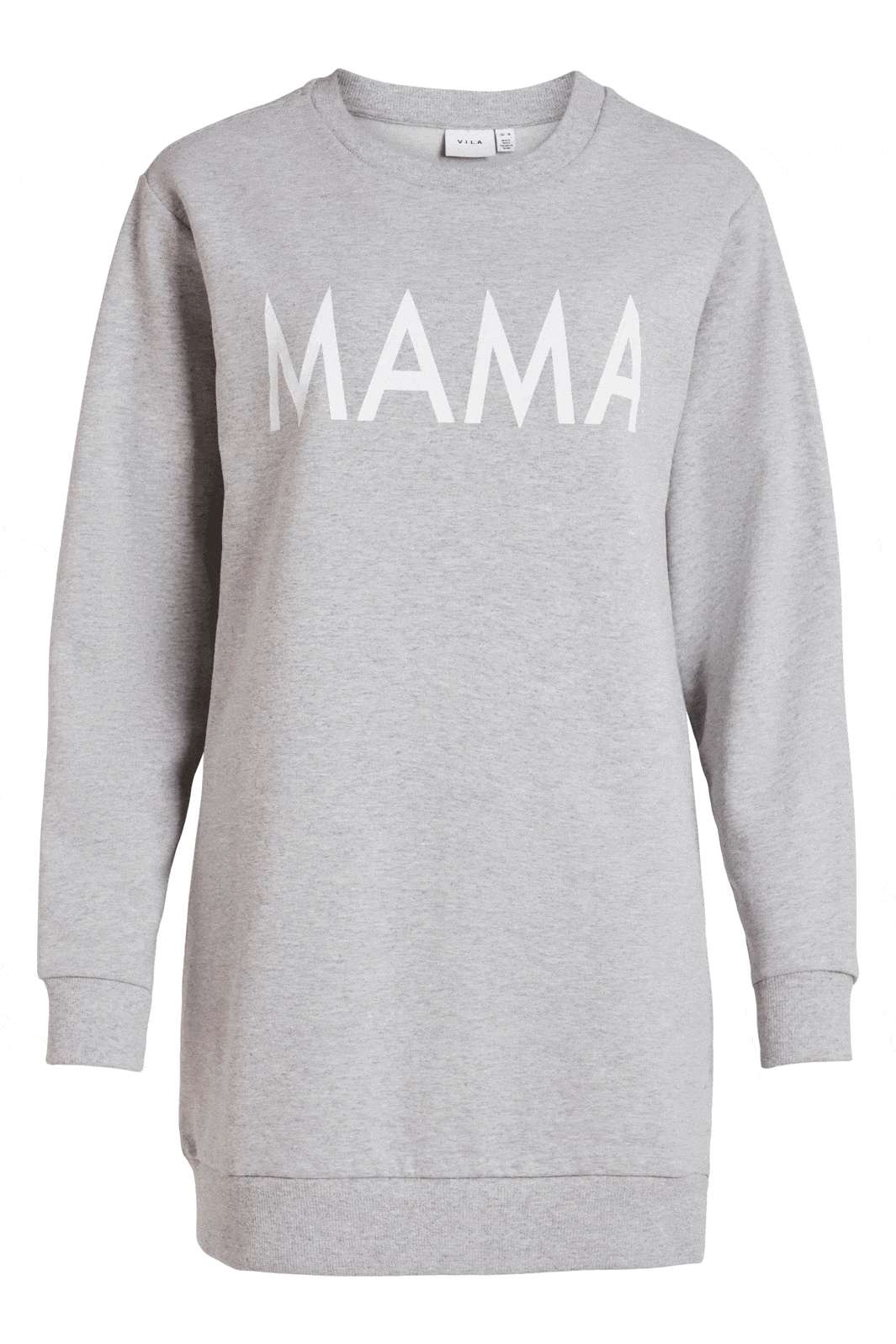 VILA - Vimitta L/S Sweat - Light Grey Melange