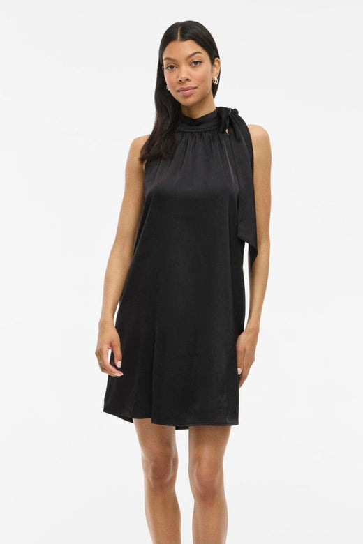 Vila - Visally S/L Dress - 4916298 Black